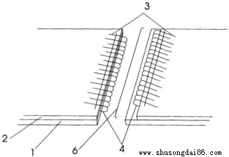 環(huán)形輸送帶卡扣配合前圖示
