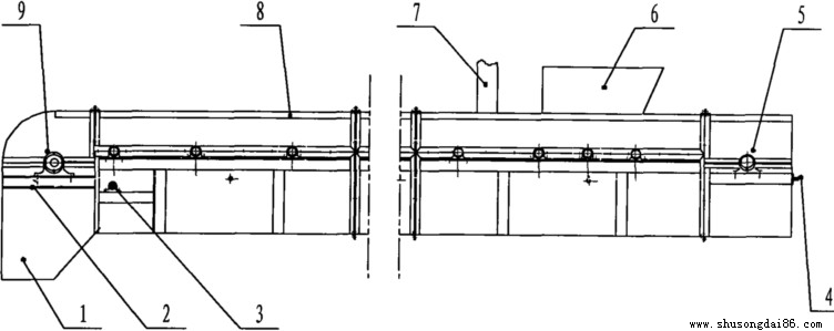 環(huán)保皮帶輸送機(jī)全密封結(jié)構(gòu)
