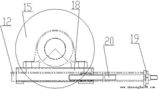 易清理型輸送機拉緊器結構圖